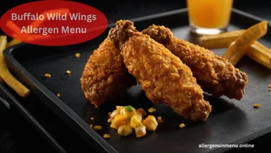 Buffalo Wild Wings Allergen Menu