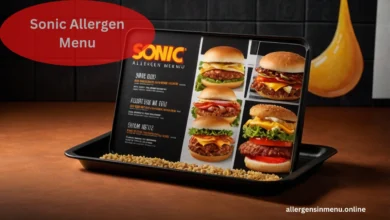 Sonic’s Allergen Menu