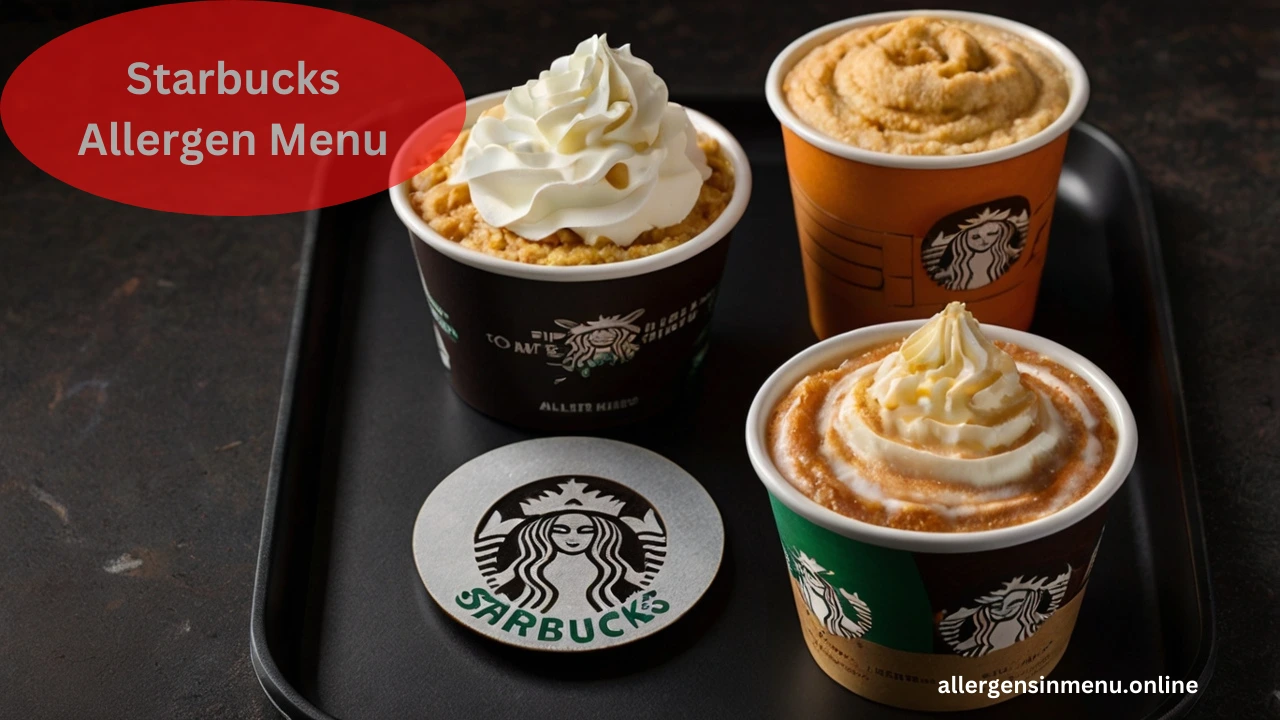 Starbucks Allergen Menu