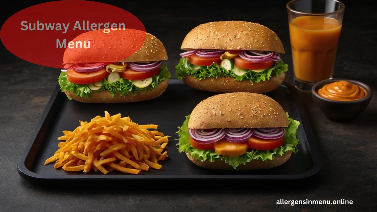 Subway Allergen Menu