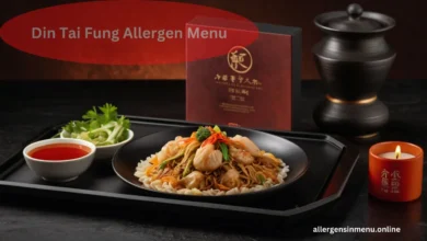 Din Tai Fung Allergen Menu