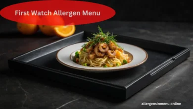 First Watch Allergen Menu