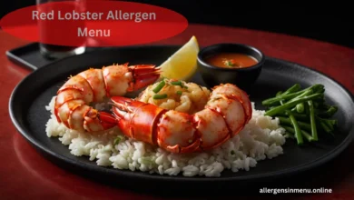 Red Lobster Allergen Menu