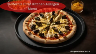 California Pizza Kitchen Allergen Menu