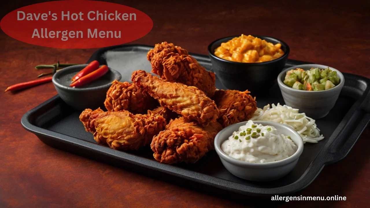 Dave's Hot Chicken Allergen Menu