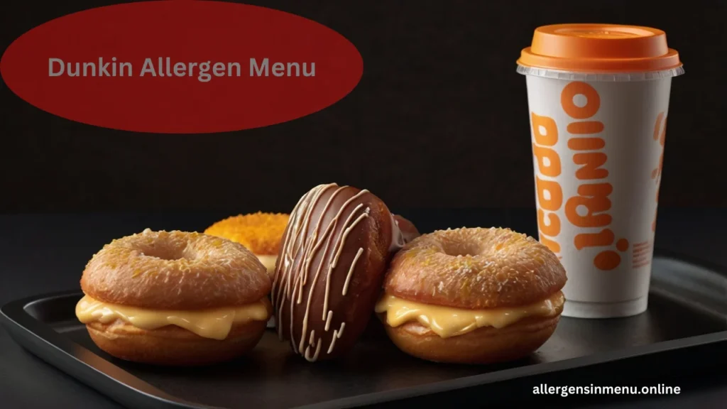 Dunkin Allergen Menu