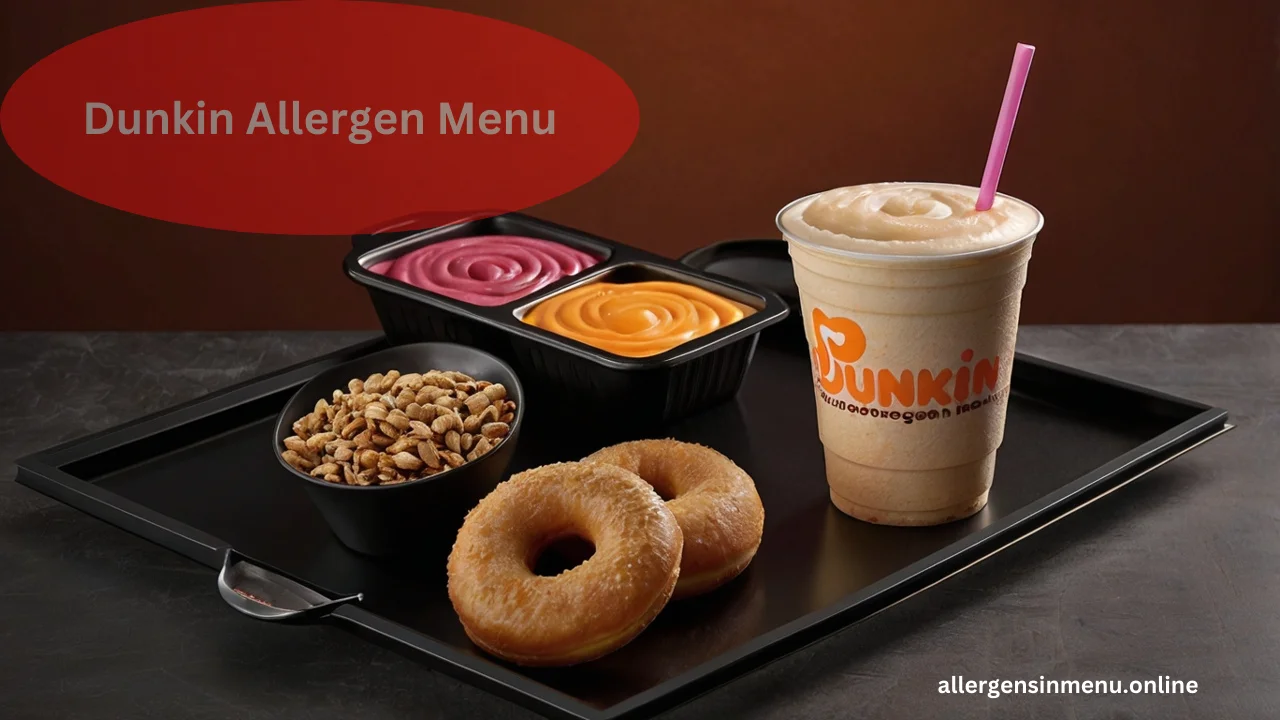 Dunkin Allergen Menu