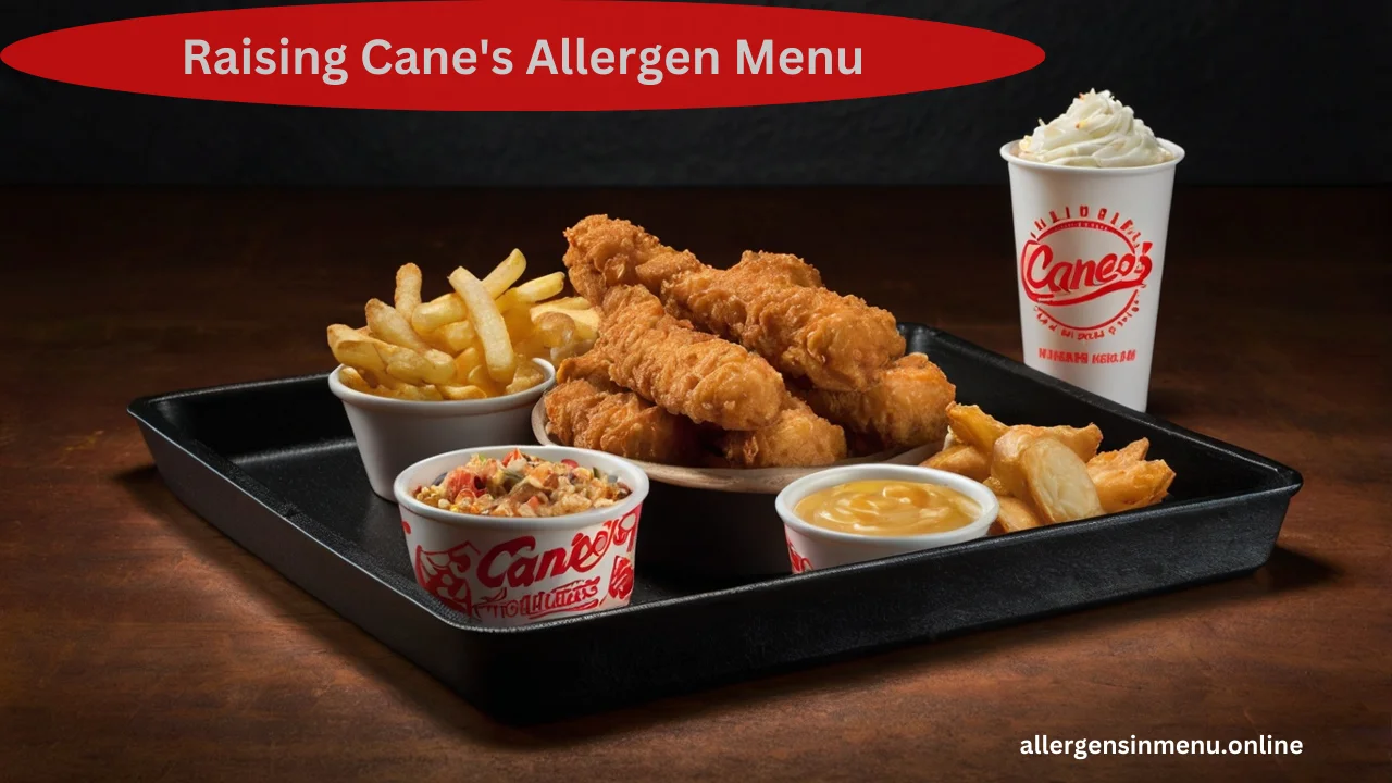 Raising Cane's Allergen Menu